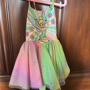 Tinkerbell Kids Dress - Pink and Green